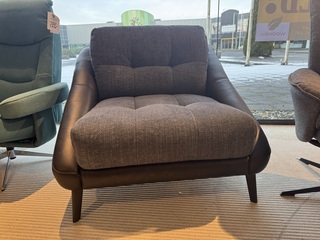 Fauteuil Corium, blauw/zwart